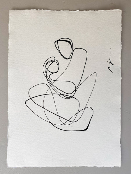 Motherhood I One line I A3